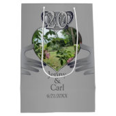 10th,11th,20th,25,Foto Jubileum Claddaugh Med Medium Cadeauzakje (Achterkant)