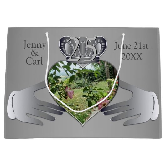 10th,11th,20th,25, Foto Jubileum    CladdaughLa Groot Cadeauzakje (Voorkant)