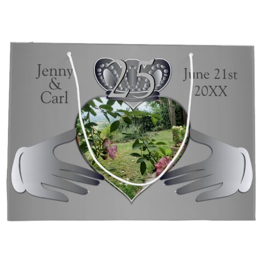 10th,11th,20th,25, Foto Jubileum    CladdaughLa Groot Cadeauzakje (Achterkant)