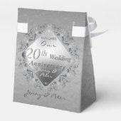 10th.11th.20th, 25th, 70th Grey Favor Box Bedankdoosjes (Achterkant)