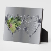 10th,11th,20th,25th,70th Wedding Jubileum Plaqu Fotoplaat (Zijkant)