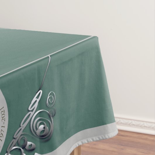 10th,11th,20th,25th Wedding Anniversary  Tafelkleed (Voorbeeld)