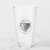 10th,20th,25th Wedding Jubileum 3D Heart Emblem Glas (Voorkant)
