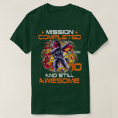 10th Birthday Astronaut 10 Years Old Outer Space B T-shirt (Design voorkant)