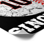 10th Birthday Baseball Lover Gift 10 Years Old Vin Poster (Hoek)