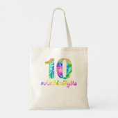 10th Birthday Gift Double Digits Girls Ten T Shirt Tote Bag (Achterkant)