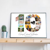 10th Birthday Photo Collage Poster Keepsake