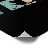 10th Birthday Retro Ice Hockey 10 Years Old Boy Gi Poster (Hoek)