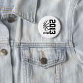 10th Birthday Sketll Limited Edition 2013 1 Ronde Button 5,7 Cm (In situ)