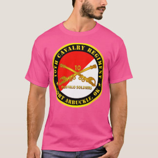 10th Cavalry Regiment Fort Arbuckle OK Buffalo Sol T-shirt
