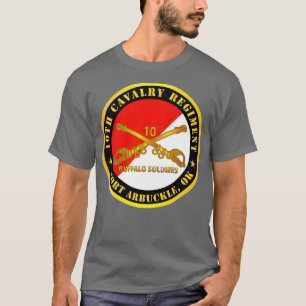 10th Cavalry Regiment Fort Arbuckle OK Buffalo Sol T-shirt