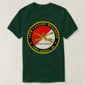 10th Cavalry Regiment Fort Gibson OK Buffalo Soldi T-shirt (Design voorkant)