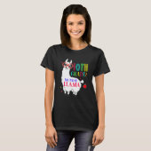 10th Grade No Prob Llama Aplaca Ten Grade Teacher  T-shirt (Voorkant volledig)