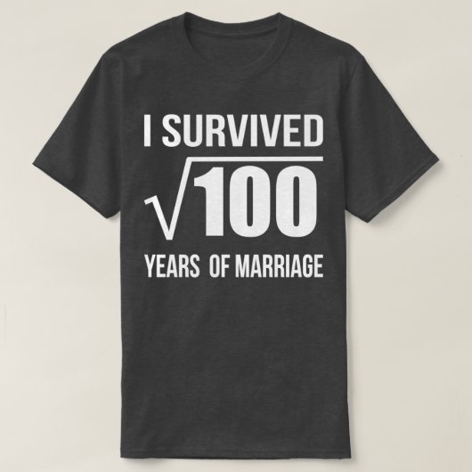10th Marriage Anniversary Wedding Gift 10 years We T-shirt (Design voorkant)