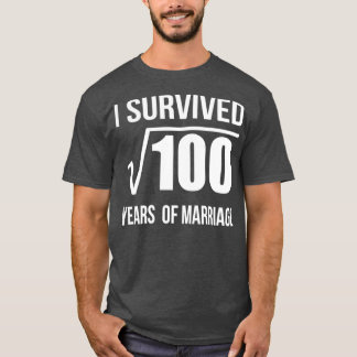 10th Marriage Anniversary Wedding Gift 10 years We T-shirt