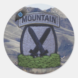 10th Mountain Division Fort Drum Patch Stickers
