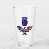 10th Mountain Division "Klim naar de glorie" Eagle Glas (Voorkant)