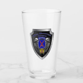 10th Mountain Division"Klim naar glorie" Schild Glas