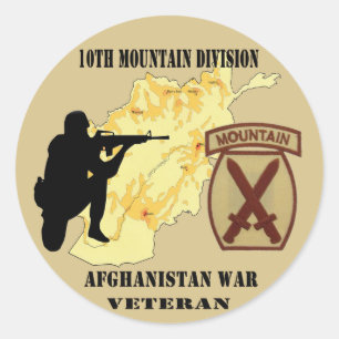 10th Mountain Division Veteran Stickers
