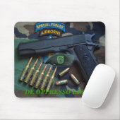 10th Special Forces Fort Lewis veteraan Mousepad Muismat (Met muis)