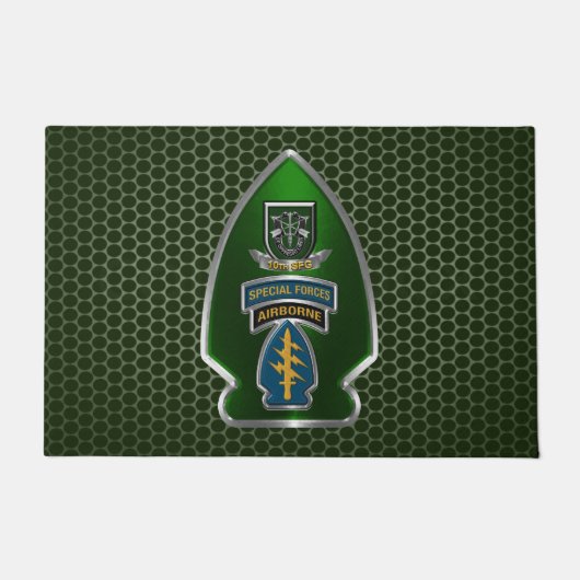 10th Special Forces Group (Airborne) Deurmat (Voorkant)