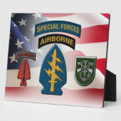 10th Special Forces Group (AIRBORNE)   Fotoplaat (Zijkant)