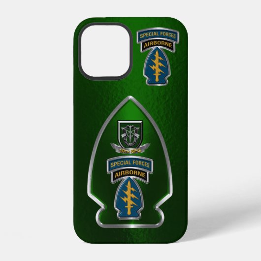 10th Special Forces Group Airborne Op Maat iPhone Hoesje (Achterkant)