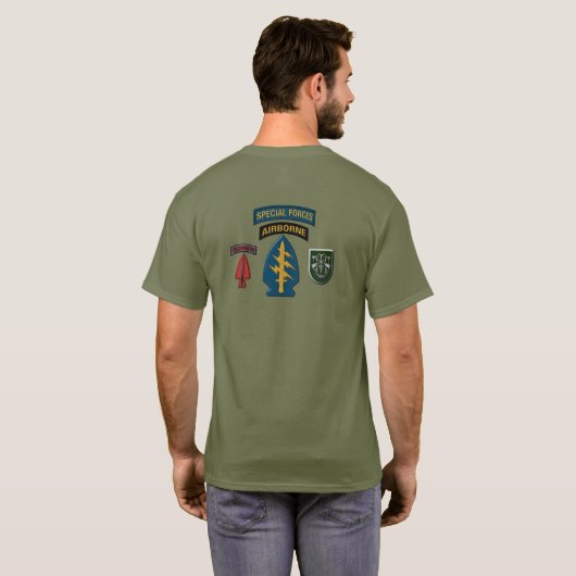 10th Special Forces Group Airborne T-shirt (Achterkant volledig)