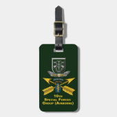 10th Special Forces Group  Bagagelabel (Voorkant verticaal)