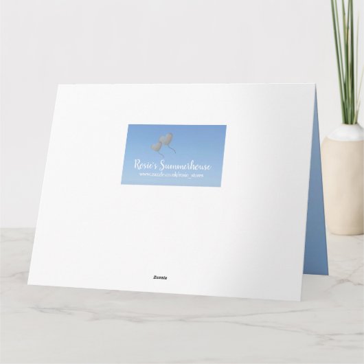 10th Tin Wedding Anniversary Ballon Kaart (Achterkant)