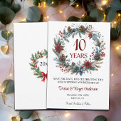 10th Tin Wedding Jubileum Winter Save The Date