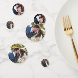 10th Wedding Anniversary Party Decor Custom Photo Confetti
