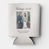 10th Wedding Anniversary Party Favor Custom Photo Blikjeskoeler (Voorkant)
