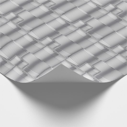 10th Wedding Anniversary, Tin Anniversary Cadeaupapier (Hoek)