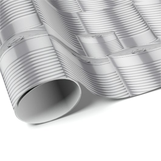 10th Wedding Anniversary, Tin Anniversary Cadeaupapier (Rol Hoek)