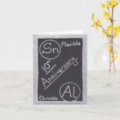 10th Wedding Jubileum Elements Wenskaart Kaart (Gele Bloem)