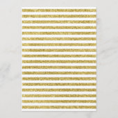 10th Wedding Jubileum Party - Goud Wit Kaart (Achterkant)