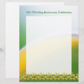 10th Wedding Jubileum Party Scrapbook Pagina 1 (Voorkant / Achterkant)