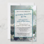 10th Wedding Jubileum Spa Wellness Invitation Kaart (Voorkant)