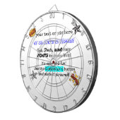 10tshirts.com  DART BOARD! Dartbord (Voorkant Rechts)