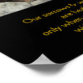 10x12 Inpirationeel Citaat met Paarden Poster (Hoek)