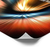 10x14 Flute Poster of afbeelding voor muzikant (Hoek)