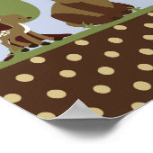 10x20 Kinderkamer Kunst Naam Print Betoverde Holle (Hoek)