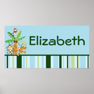 10x20 Kwekerij Kunstnaam Print Rain-forest Oerwoud