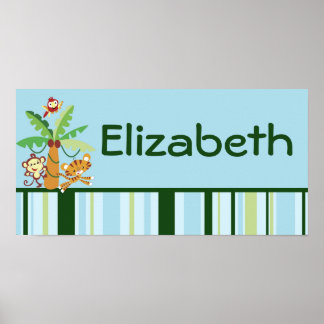 10x20 Kwekerij Kunstnaam Print Rain-forest Oerwoud