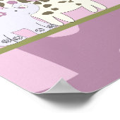 10x20 Nursery Art Name Print Jacana Girl Oerwoud (Hoek)