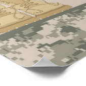 10x20 Nursery Name Wall Art ARMY ACU Camoflauge Poster (Hoek)