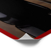 10x20 Wijnglas en Fleswand Art Poster (Hoek)