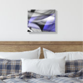 10x8" Lavendel Moon Trend Abstracte Art Violet Canvas Afdruk (Insitu (Slaapkamer))