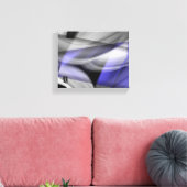 10x8" Lavendel Moon Trend Abstracte Art Violet Canvas Afdruk (Insitu (Woonkamer))